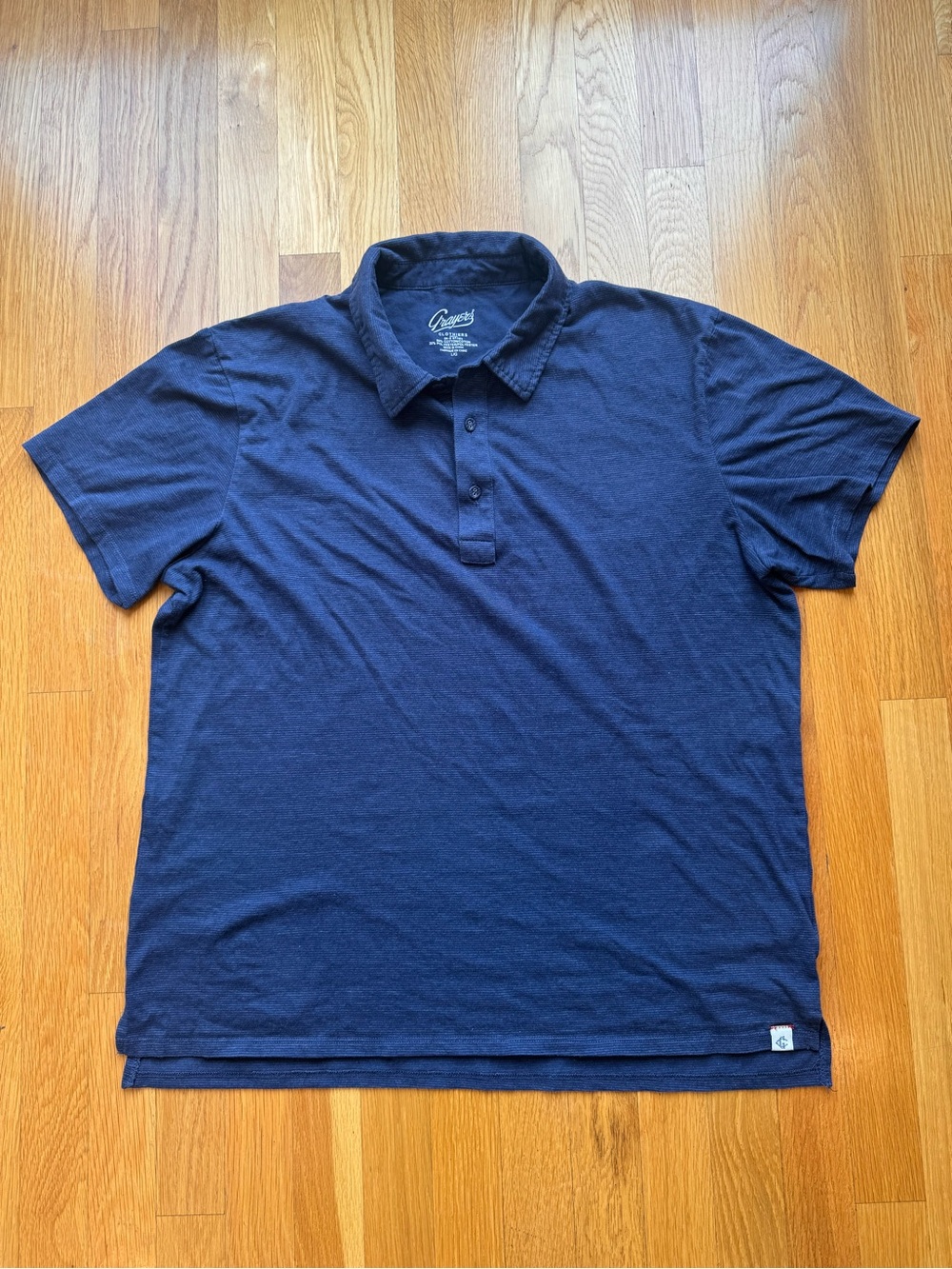 Gant Navy Short-Sleeve Polo